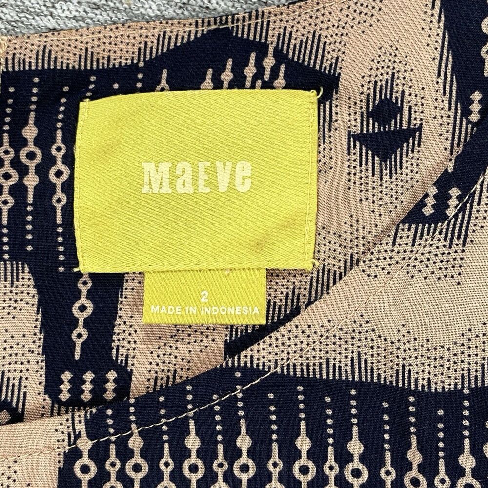 Anthropologie Maeve Zola Pink Animal Print Mini Shift Rayon Dress Women's Size 2 - Picture 9 of 10